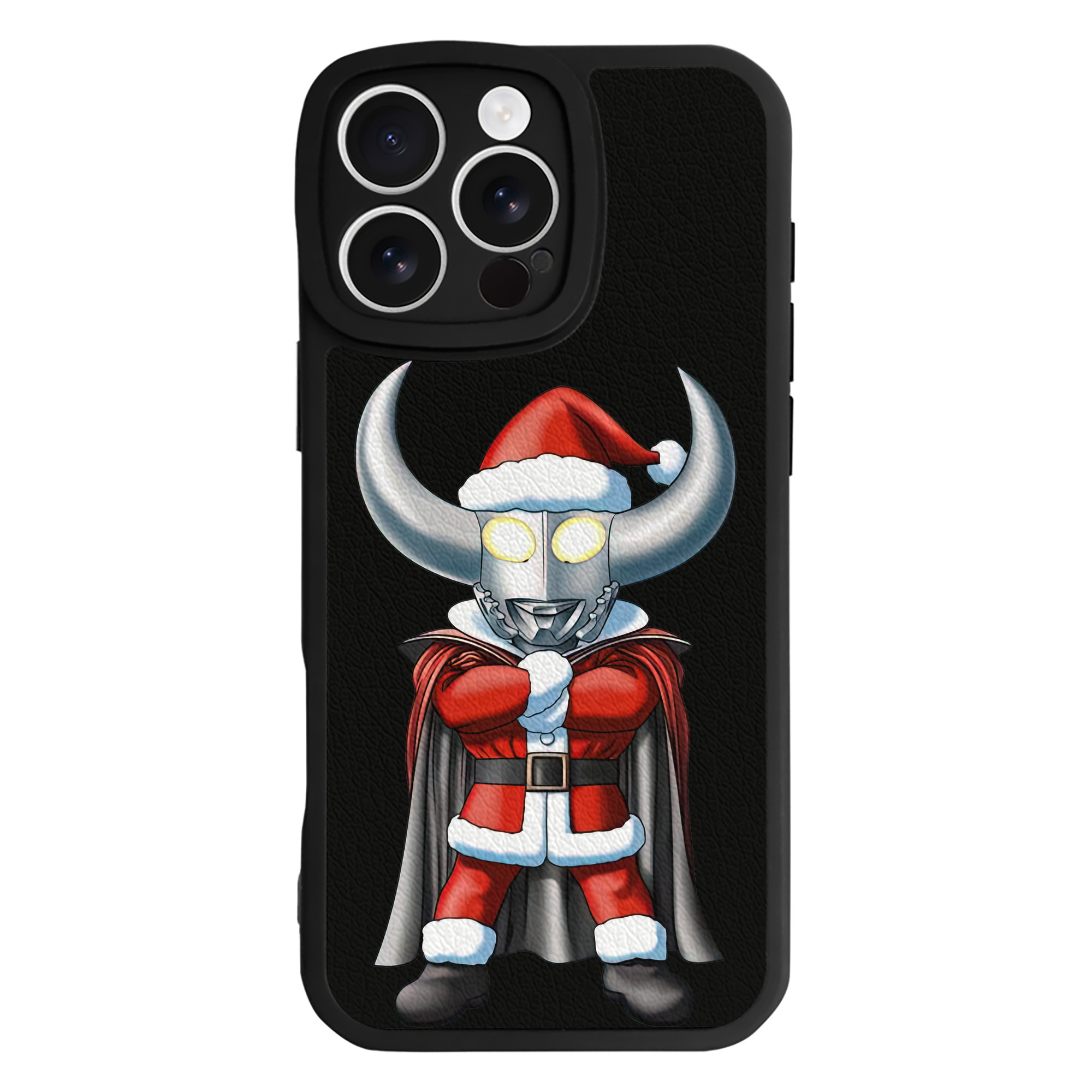 （画像用） ウルトラマン Ultraman 【iPhone 16シリーズ対応】シリコンスマホケース（レザー調） 材質：シリコン
